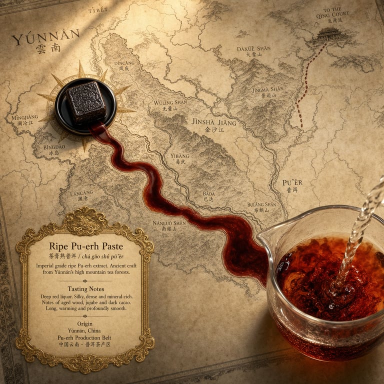 Küps pu-erh pasta