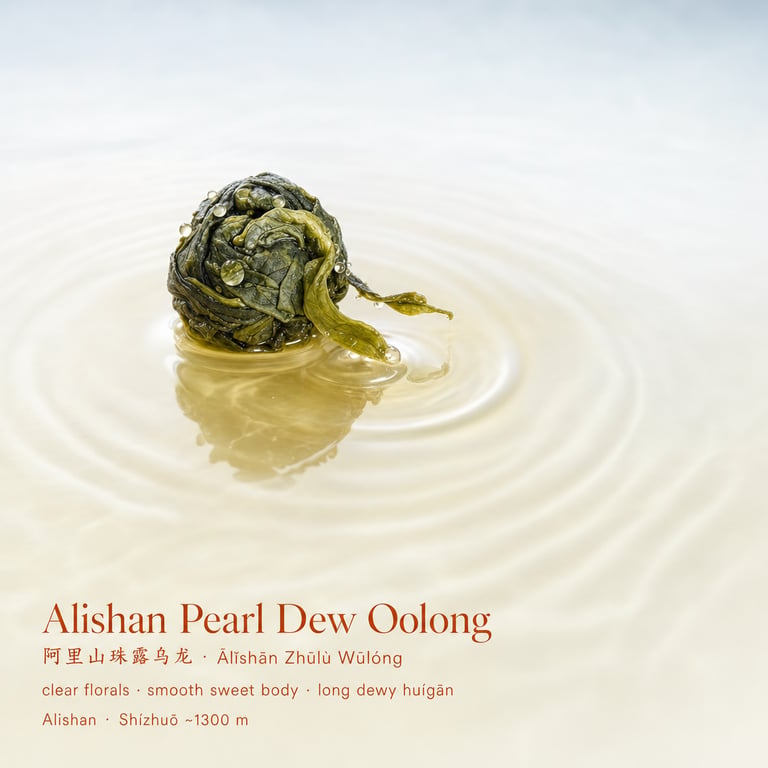 Te de la Rosada de Perla d'Alishan